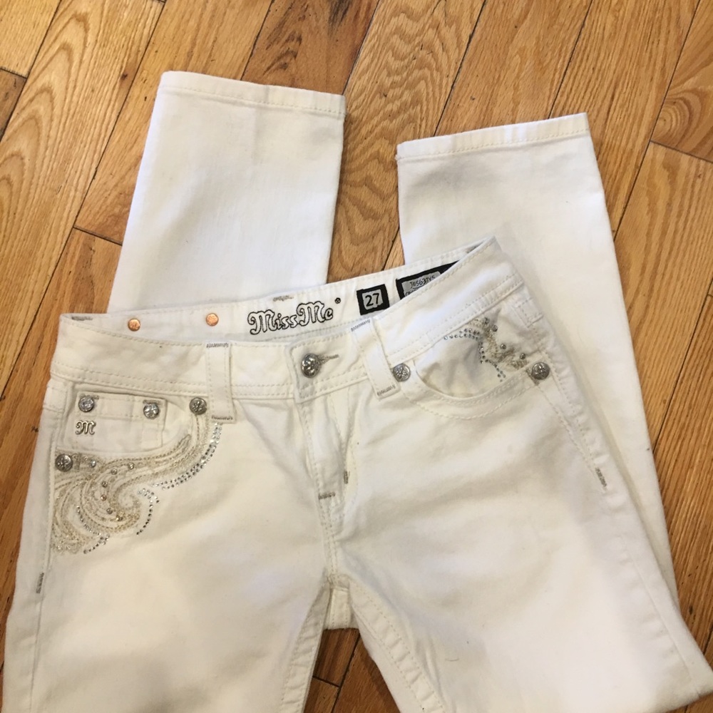Miss Me cropped skinny jeans